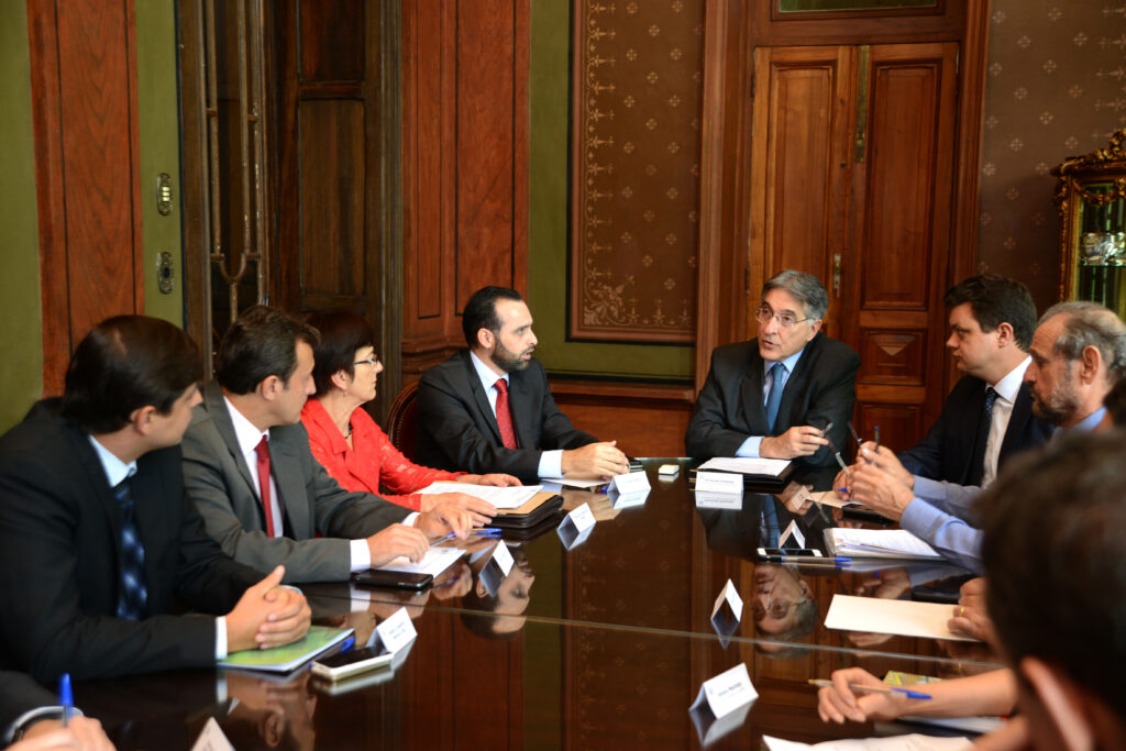 Governador Fernando Pimentel recebe prefeitos das cidades atingidos pelas enchentes. 23-02-2016- Palácio da Liberdade. Foto: Manoel Marques/imprensa-MG