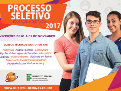 Cursos gratuitos no Instituto Federal Sul de Minas