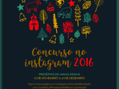 Concurso no Instagram do Circuito vai revelar presépios de Minas Gerais