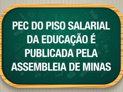 PEC do piso salarial dos professores é publicada na Assembleia de Minas