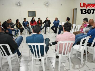 Ulysses Gomes participa de roda de conversa em Itajubá