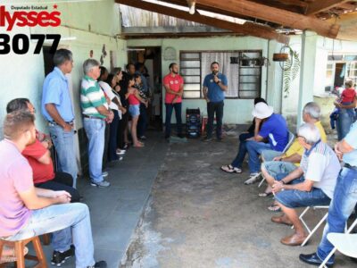 Ulysses se reúne com lideranças e apoiadores de Olímpio Noronha, Nepomuceno, Candeias e Cristais