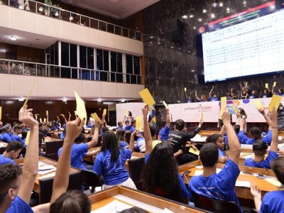 Inscrições para o Parlamento Jovem 2021 vão até o dia 30