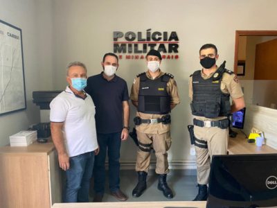 Visita à Policia Militar de Cambuí: novidades a caminho