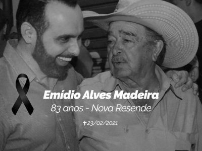 Pesar pela morte de Emídio Alves Madeira