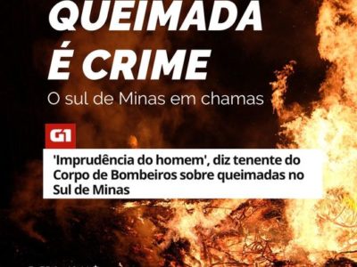 Queimada é crime! Denuncie!