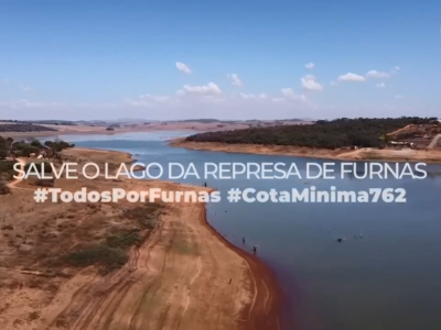 Ulysses denuncia baixo volume das águas do Lago de Furnas