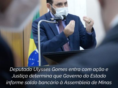 Ulysses entra na Justiça contra Governo do Estado