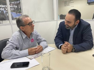 Vereador de Machado visita gabinete